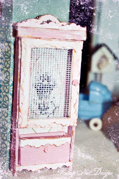 Cabinet No.2 Dollhouse Miniature Handmade image 6