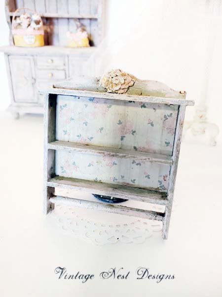 Shelf No.88 Dollhouse Miniature Handmade image 0