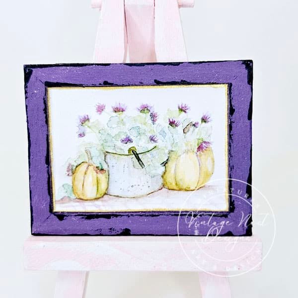 Bucket of Pumpkins No.1:2 Dollhouse Miniature image 4