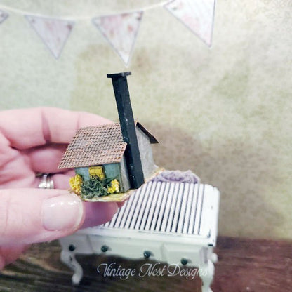 Putz House No.36 Handmade Miniature image 3