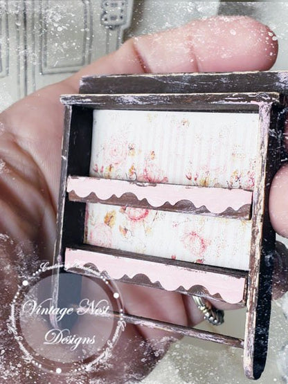 Shelf No.34 Dollhouse Miniature Handmade Diorama Room Shadow Box image 3
