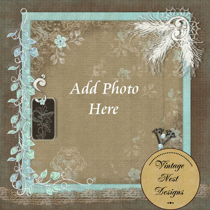 Digital Scrapbooking Breathless Quick Page No.3 Instant Download