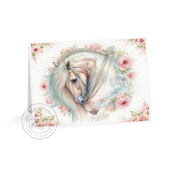 Digital Print Andalusian Horse Greetings No.1 Instant Download