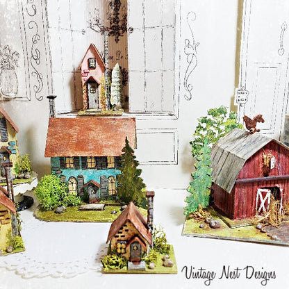 Putz House No.19 Handmade Miniature