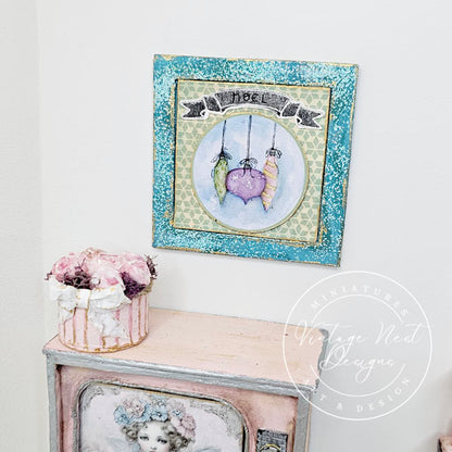 Miniature Christmas Bulbs No.5:1 Handmade for Dollhouse