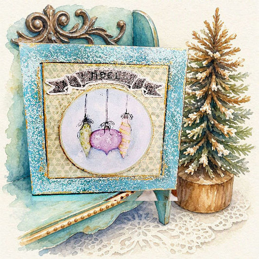 Miniature Christmas Bulbs No.5:1 Handmade for Dollhouse