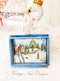 Miniature Church in the Woods No.2:1 Dollhouse Wall Decor 112 Scale