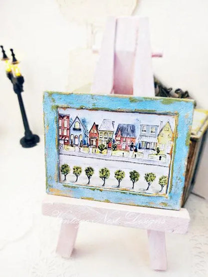 Miniature City Life No.3:1 Dollhouse Accessories 112th Scale Diorama Shadow Box