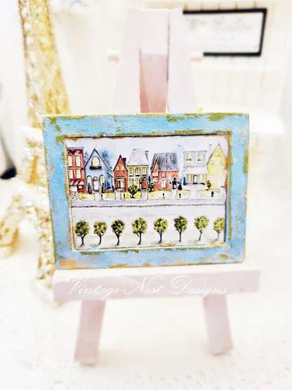 Miniature City Life No.3:1 Dollhouse Accessories 112th Scale Diorama Shadow Box