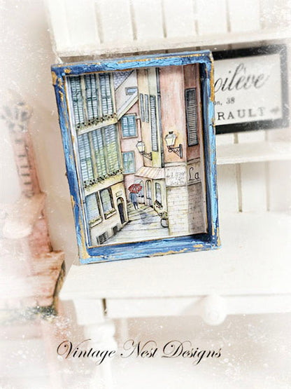 Miniature City Shopping No.1:1 Dollhouse Accessories 112th Scale Diorama Room
