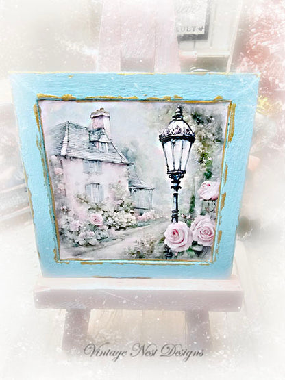 Miniature Cottage House No.7-1 Handmade Dollhouse Wall Decor 1:12 Scale