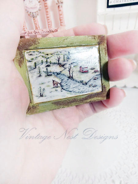 Dollhouse Miniature Country Life No.7:1 Doll accessories Wall Decor 112 Scale