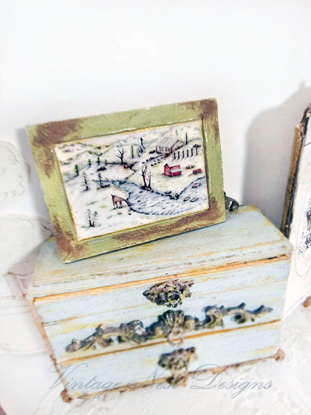 Dollhouse Miniature Country Life No.7:1 Doll accessories Wall Decor 112 Scale