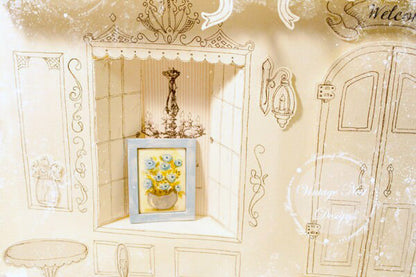 Miniature Florals No.2 Handmade for Dollhouse