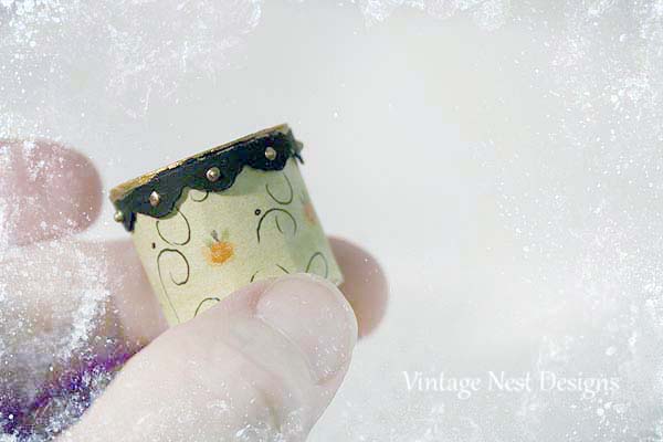 Miniature Here for the Boos Box No.1 Handmade for Dollhouse