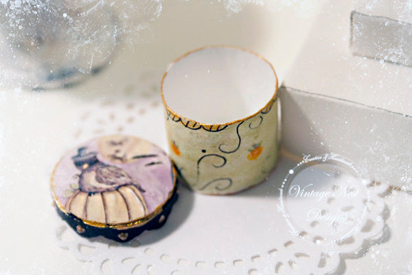 Miniature Here for the Boos Box No.1 Handmade for Dollhouse