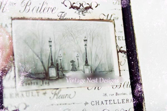 Miniature London Fog No.1:1 Handmade for Dollhouse Diorama Shadow Box