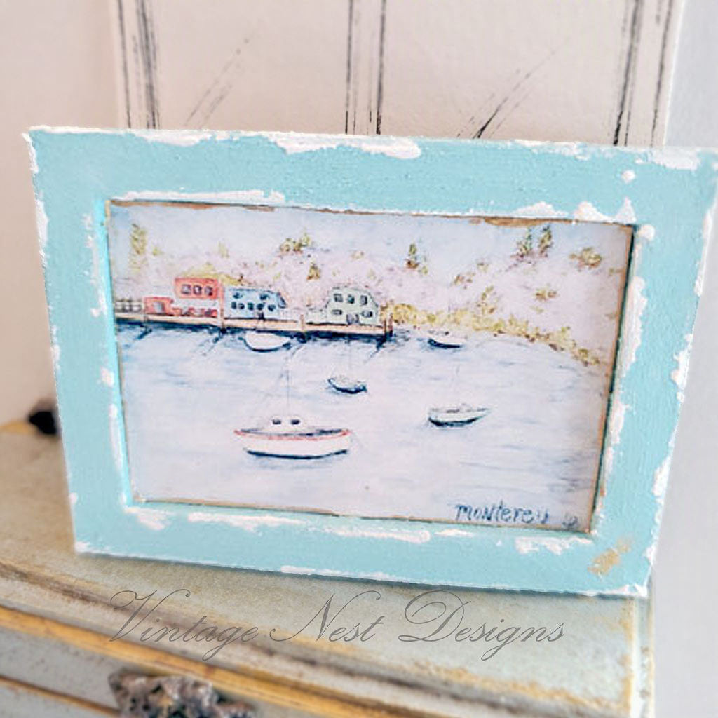 Monterey Bay n°2:1 Miniature de maison de poupées fabriquée à la main