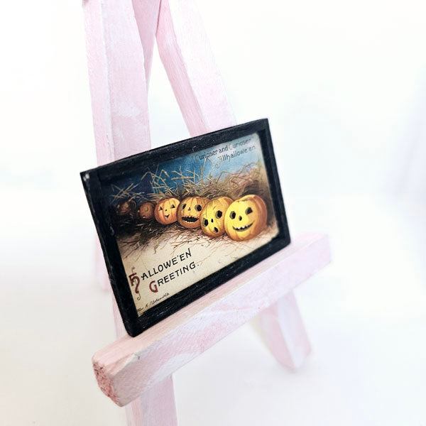 Miniature Six Pumpkins No.1:1 Handmade for Dollhouse Diorama Shadow Box