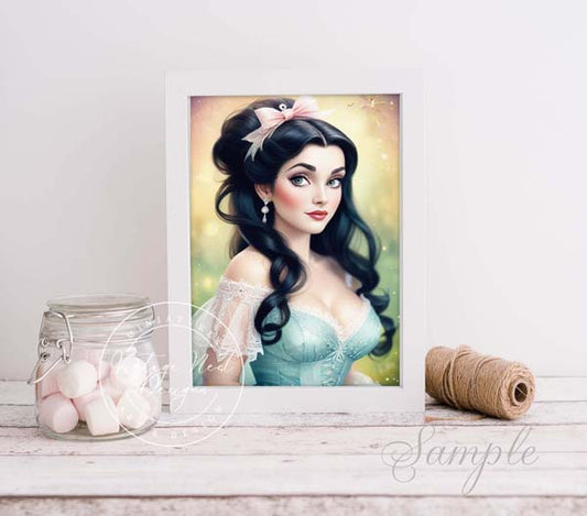 Instant Download Victorian Woman No.4 Illustration Instant Download