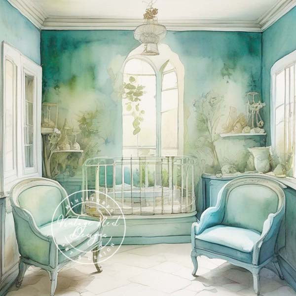 Digital Print A Babies Room No.2 Instant Download