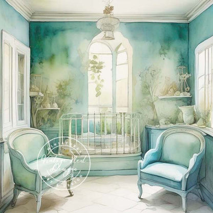 Digital Print A Babies Room No.2 Instant Download