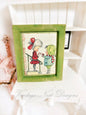 Miniature Love to You Christmas Children No.1:2 Dollhouse Miniature Handmade