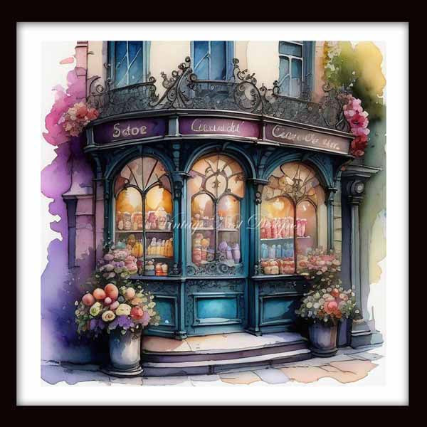 Digital Prints Bundle City Life No.3 Illustration Instant Download