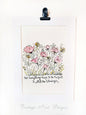 Florals No.8 Original Watercolor Painting