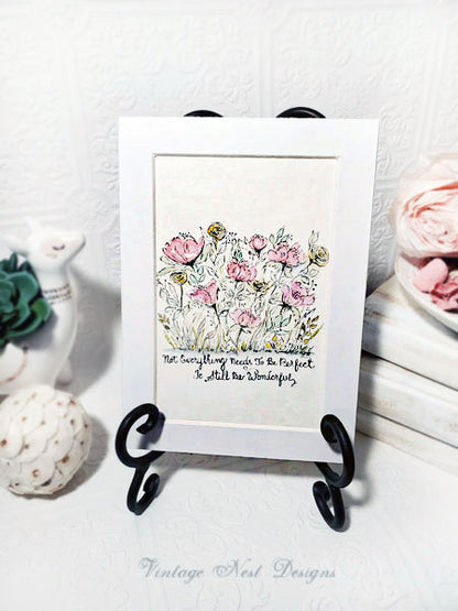 Florals No.8 Original Watercolor Painting