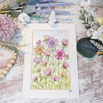 Flourishes No.15 Original Watercolor Painting