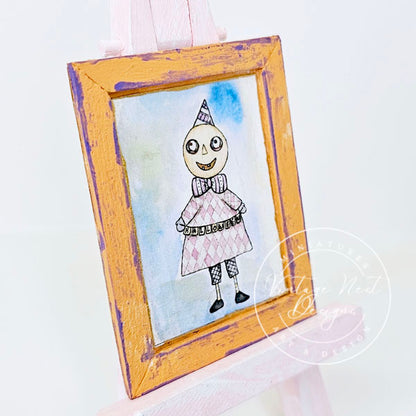 Miniature Halloween Character No.1:2 Handmade for Dollhouse Wall Decor