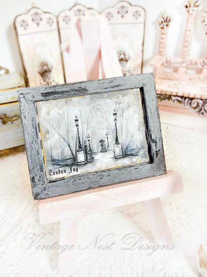 London Fog No.1:3 Dollhouse Miniature Handmade
