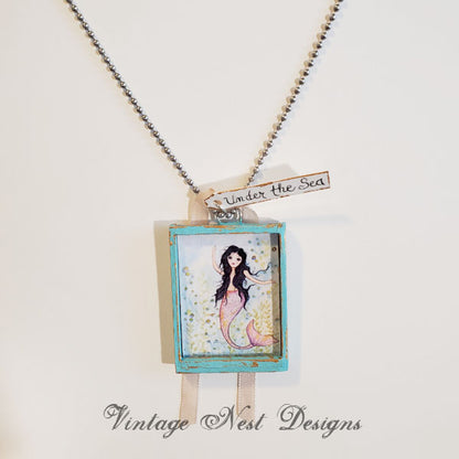 Under the Sea Mermaid No.1:3 Dollhouse Miniature Handmade
