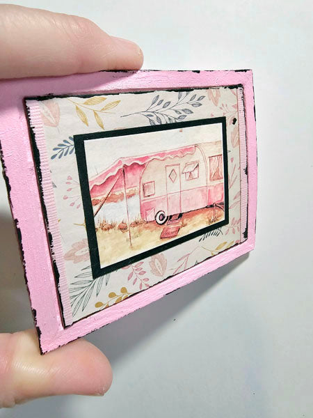 Miniature Barbie Camper No.1:4 Handmade for Dollhouse Wall Art