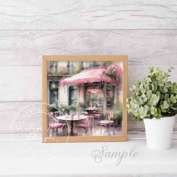 Digital Prints Bundle City Life No.4 Illustration Instant Download