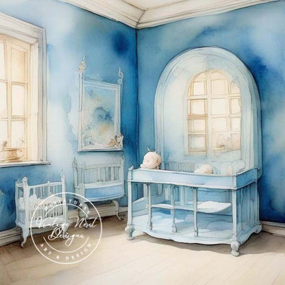 Digital Print A Babies Room No.2 Instant Download