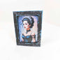 Miniature Victorian Woman No.5:1 Dollhouse Art Handmade for Dolls Wooden Framed