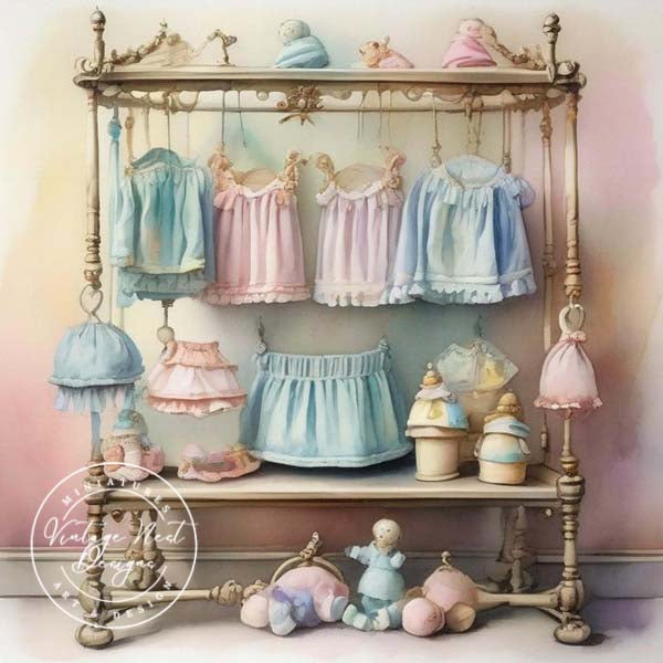 Digital Print A Babies Room No.2 Instant Download