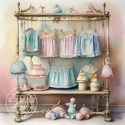 Digital Print A Babies Room No.2 Instant Download