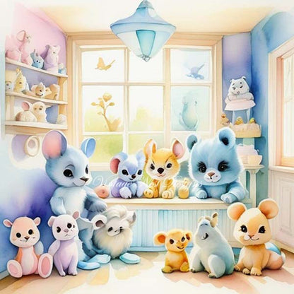 A Babies Room No.1 Digital Prints Scrapbooking Illustration
