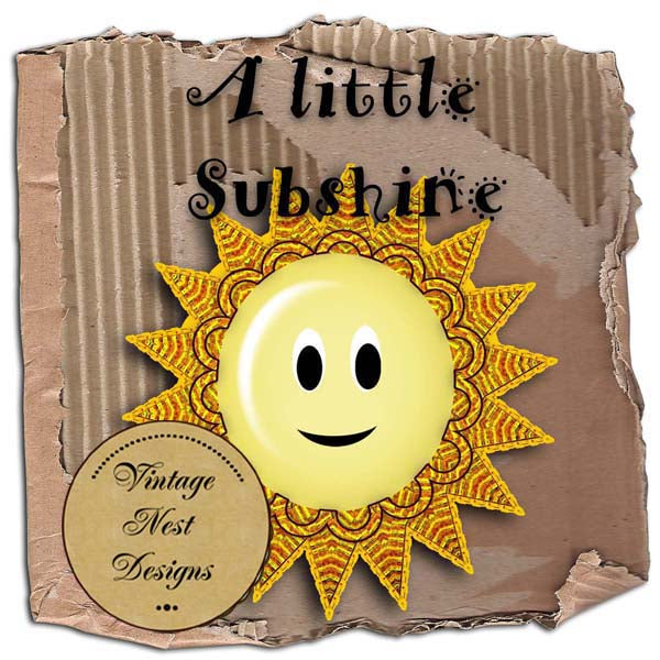 Digital Scrapbooking A Little Sunshine Instant Download