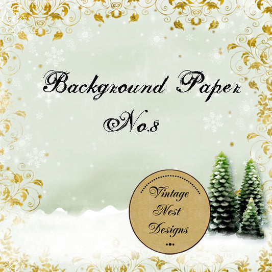 Digital Scrapbooking Background Page No.8 Instant Download