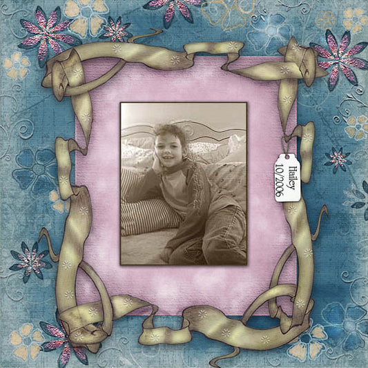 Digital Scrapbooking Be Passionate Quick Page No.1 Instant Download