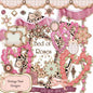 Digital Scrapbooking Bed of Roses Scrapbooking Kit Instant Download