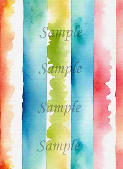 Digital Scrapbooking Birthday Paper Pack No.1 Illustration Instant Download