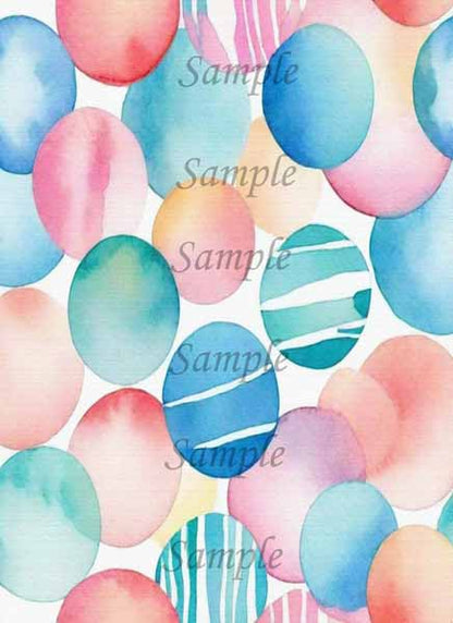Digital Scrapbooking Birthday Paper Pack No.1 Illustration Instant Download