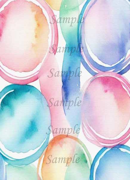 Digital Scrapbooking Birthday Paper Pack No.1 Illustration Instant Download