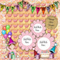 Digital Scrapbooking Birthday Surprise Quick Page No.3 Instant Download