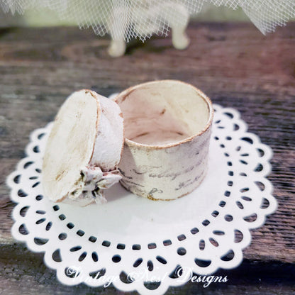 Miniature Box No.102 for Dollhouse Handmade